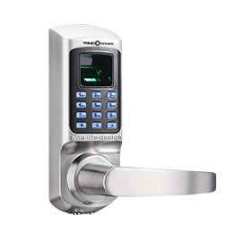 英迪隆指紋鎖 不銹鋼密碼鎖 大門防盜電子指紋鎖迷你 I1