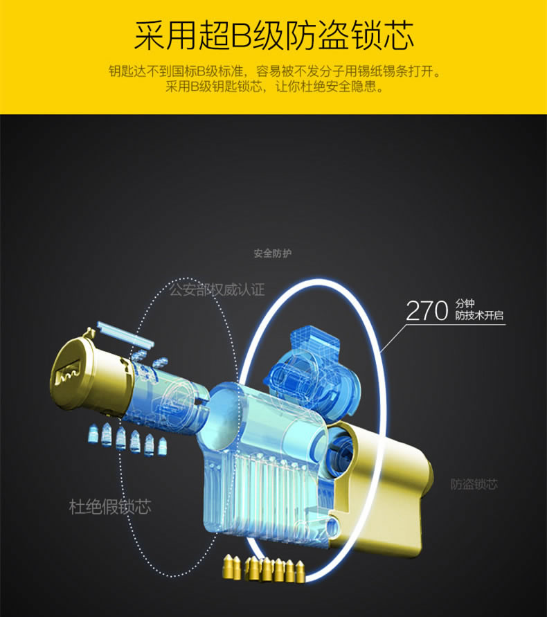 道思智能鎖 智能鎖（紅古銅）智能觸摸開機(jī)、持久耐用