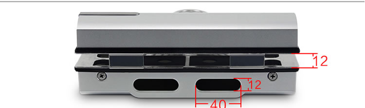 豪力士玻璃門鎖 D2120F手機(jī)感應(yīng)密碼指紋鎖 免孔無拆卸玻璃門智能電子鎖