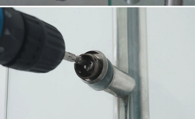 豪力士玻璃門鎖 D2120F手機(jī)感應(yīng)密碼指紋鎖 免孔無拆卸玻璃門智能電子鎖