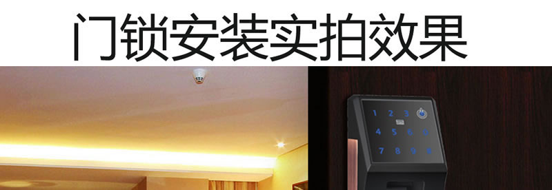 豪力士指紋鎖 D3310F家用防盜門智能鎖大門鎖電子鎖手機APP感應鎖密碼鎖