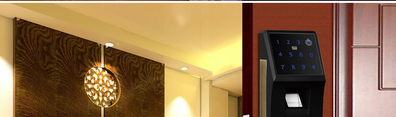 豪力士指紋鎖 D3310F家用防盜門智能鎖大門鎖電子鎖手機APP感應鎖密碼鎖