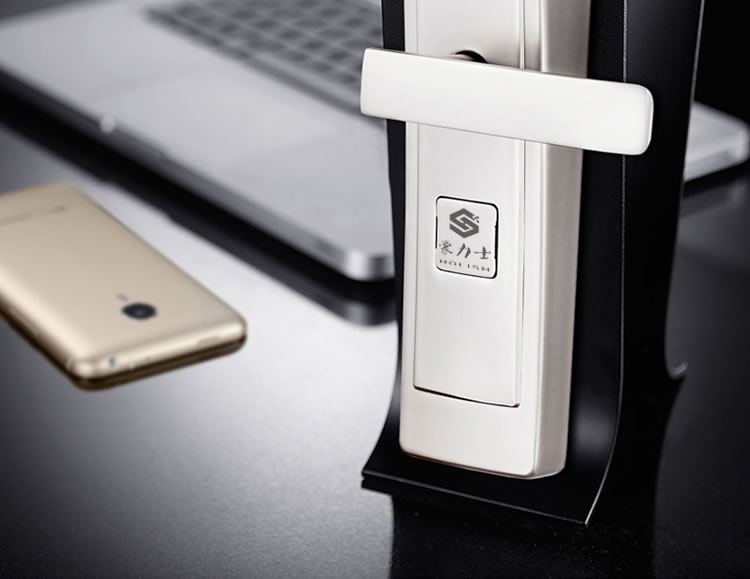 豪力士智能鎖指紋鎖 D5688F家用防盜門密碼磁卡感應電子鎖