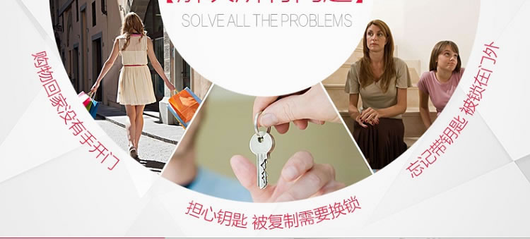 豪力士智能鎖指紋鎖 D5688F家用防盜門密碼磁卡感應電子鎖