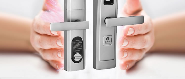 豪力士智能鎖指紋鎖 D5688F家用防盜門密碼磁卡感應電子鎖