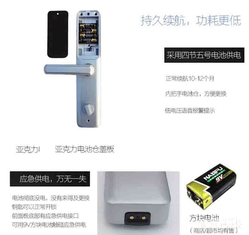 堅甲衛士智能鎖 四合一光學指紋鎖 手機APP開鎖