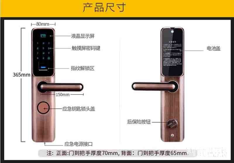 堅甲衛士智能鎖 四合一光學指紋鎖 手機APP開鎖