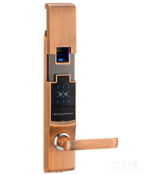 特安捷指紋鎖 家用指紋密碼鎖 滑蓋防盜智能門鎖