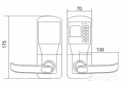京門智能鎖 室內門指紋密碼鎖