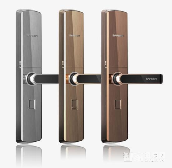 薩菲爾智能活體指紋鎖 滑蓋防盜門鎖E8