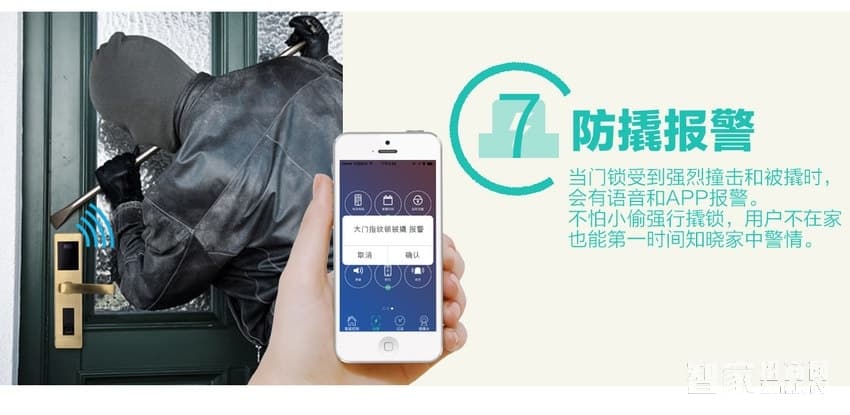 薩菲爾智能鎖 APP智能門鎖S01 家用防盜門指紋密碼鎖