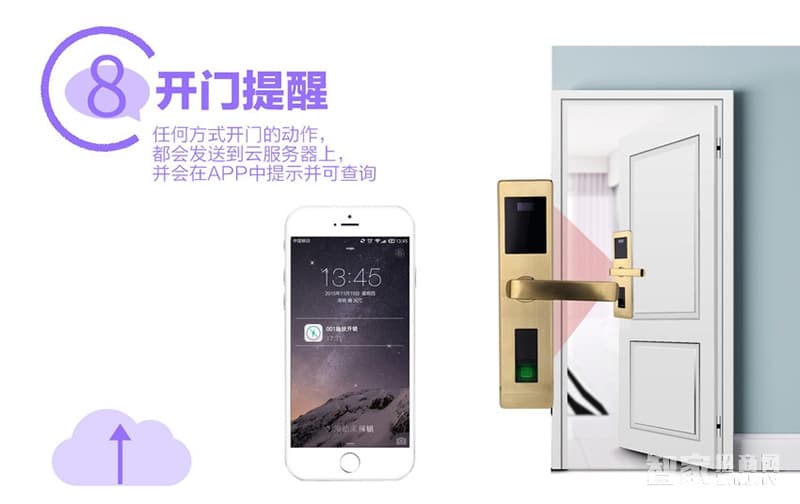 薩菲爾智能鎖 APP智能門鎖S01 家用防盜門指紋密碼鎖