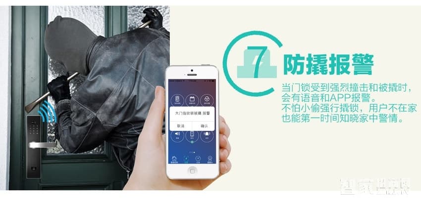 薩菲爾智能指紋鎖F03 家用電子密碼鎖