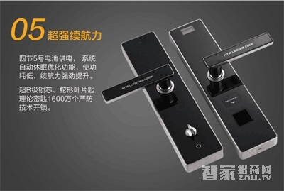 華府家用指紋鎖 公寓大門防盜智能門鎖