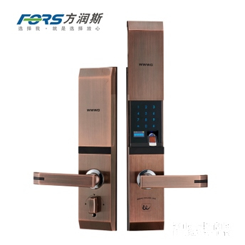 方潤斯智能鎖 公寓滑蓋智能指紋鎖 電子感應密碼鎖
