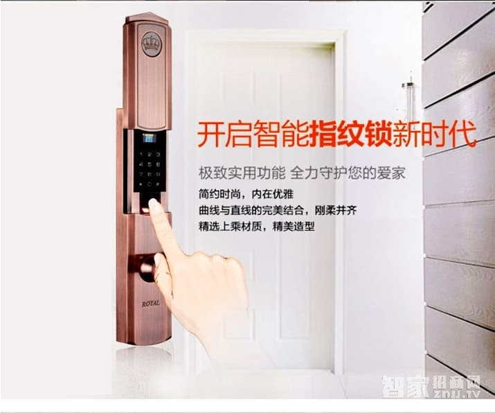 方潤斯別墅智能指紋鎖 大門室內電子密碼鎖