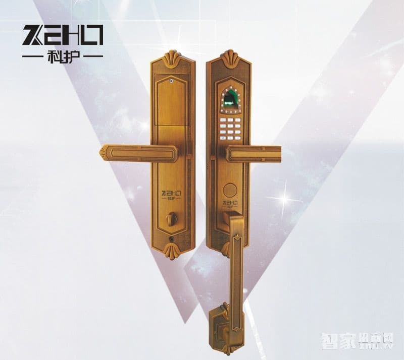 科護別墅智能鎖 大門防盜指紋密碼鎖