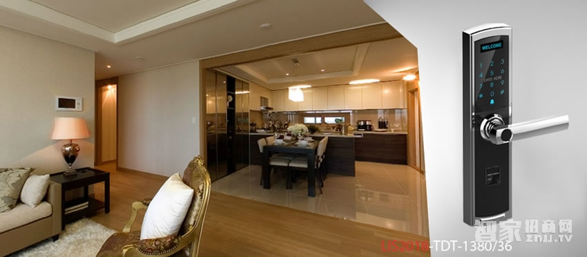 力維智能鎖 TDT-1330/36家用防盜指紋鎖密碼鎖