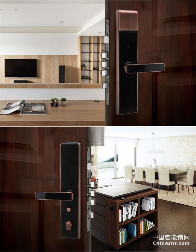 邦派智能指紋鎖 電子鎖密碼鎖刷卡鎖 防盜門鎖