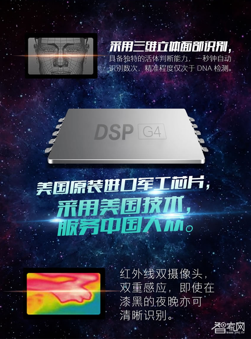 阿斯丹盾人臉識別鎖 雙攝像頭 天地桿防盜鎖體