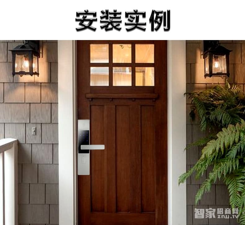 索掌門智能鎖 玻璃門指紋鎖 直板防盜智能鎖
