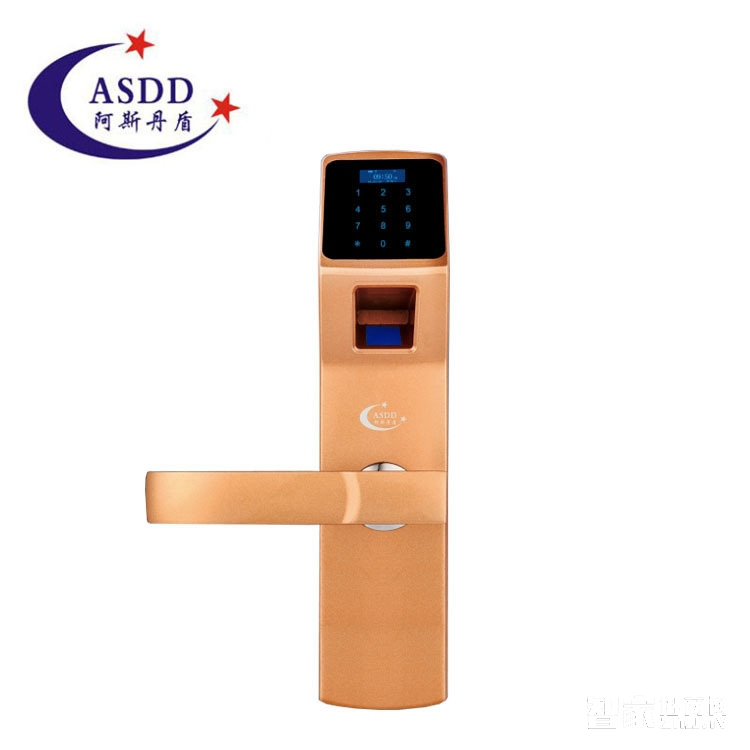 阿斯丹盾指紋密碼鎖 四合一開門方式