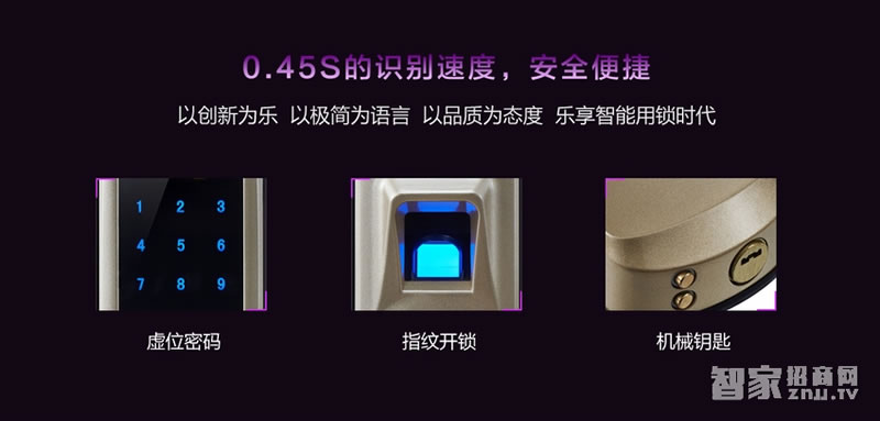 歐萊斯頓 家用防盜門鎖指紋鎖智能鎖