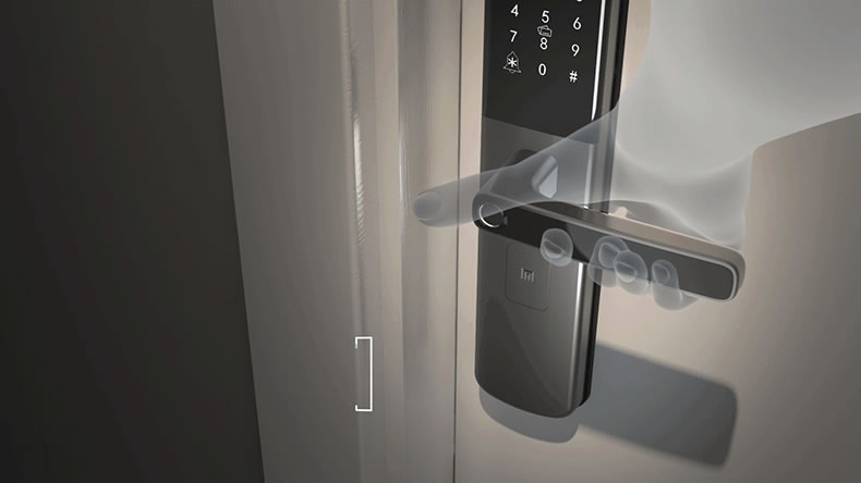 名門指紋鎖 密碼鎖家用防盜門智能鎖電子鎖大門鎖全自動EZ-W1
