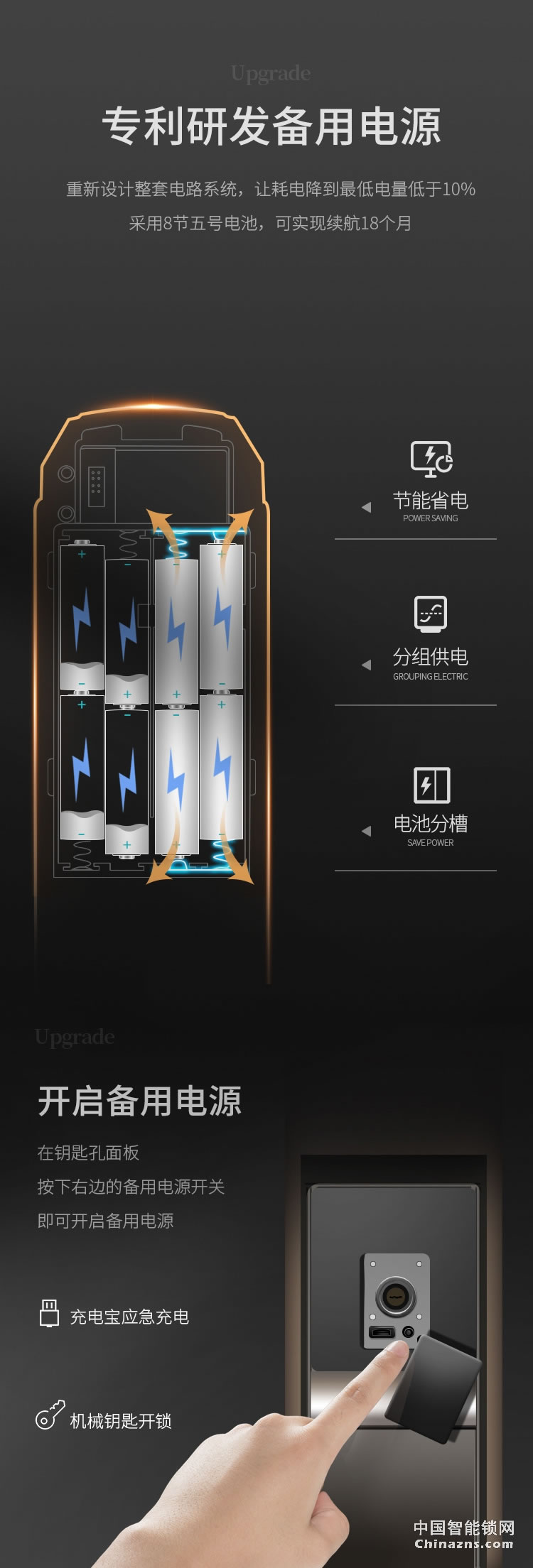 e家鎖智能鎖A7 家用防盜指紋鎖密碼鎖刷卡鎖
