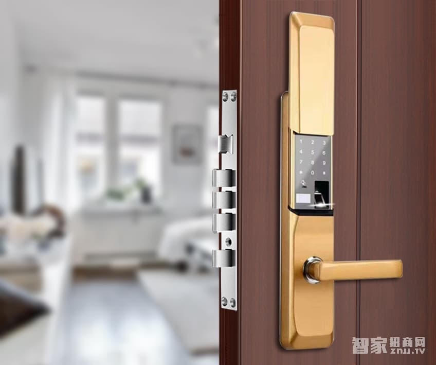 鑫煌潮指紋密碼鎖鋅合金材料、5A級鉆化觸摸屏