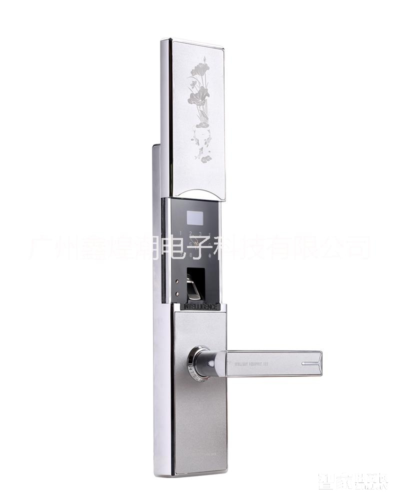 鑫煌潮智能指紋密碼鎖五合一開門方式、鋅合金材質(zhì)