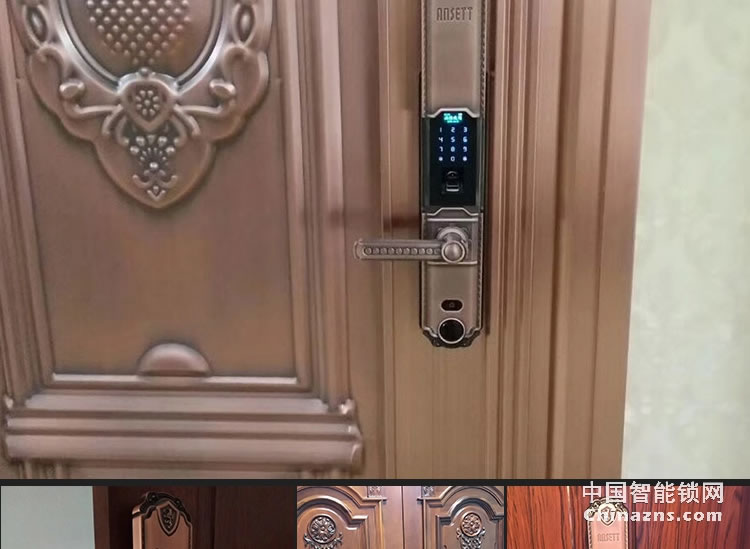 索仕頓全自動智能滑蓋指紋密碼鎖 別墅大門防盜電子智能鎖