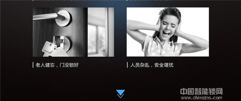 天喬紅古銅滑蓋智能指紋鎖 別墅防盜門鎖