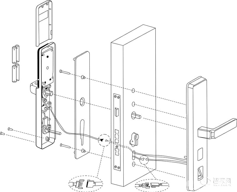 愛家維納斯門將軍滑蓋半導體智能聯動鎖