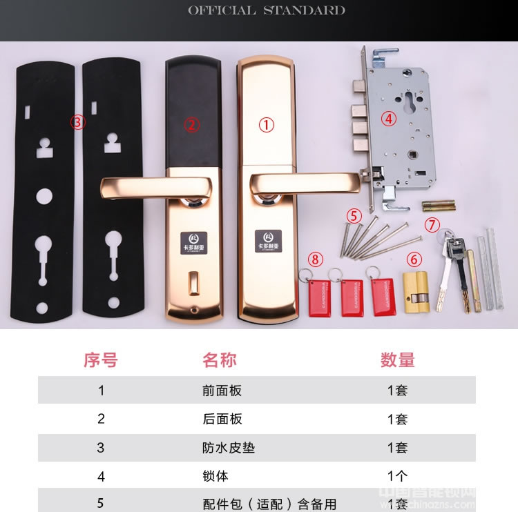 卡多利亞指紋鎖 家用防盜門(mén)滑蓋電子鎖 智能指紋密碼鎖