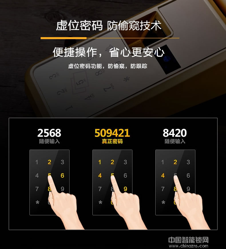 鑫國鑫智能鎖 手機APP智能指紋門鎖 智能報警防盜鎖