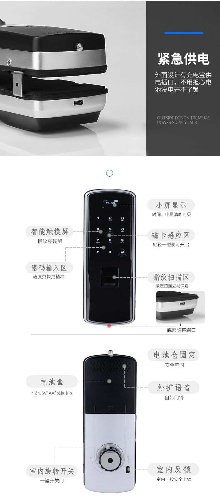 seenyii指紋鎖 玻璃門指紋鎖 辦公室電子密碼鎖