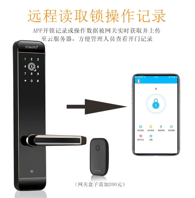 華品APP動(dòng)態(tài)密碼鎖 防盜門(mén)鎖公寓門(mén)鎖