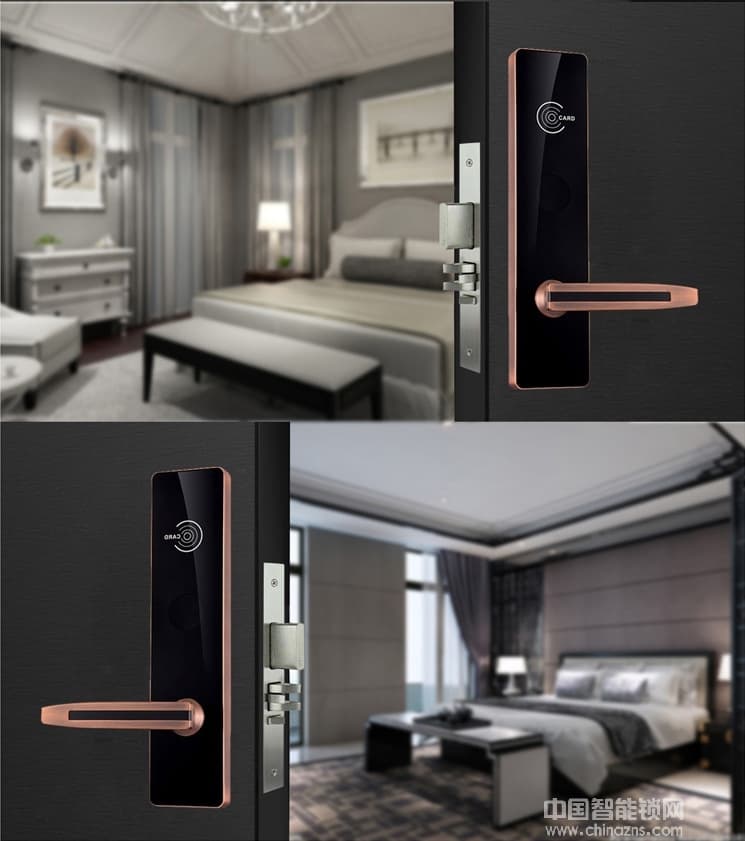 華品智能鎖 公寓電子門鎖 賓館酒店磁卡感應鎖