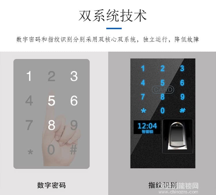 凱帝羅斯別墅指紋鎖 APP歐式指紋鎖