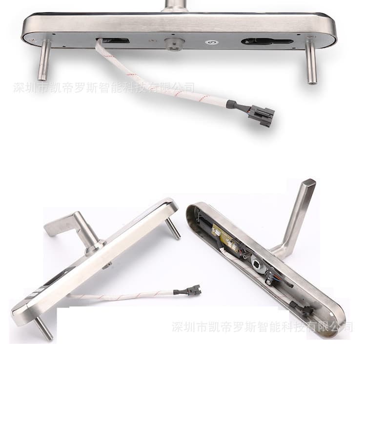 凱帝羅斯斷橋鋁指紋鎖 平移門框鎖