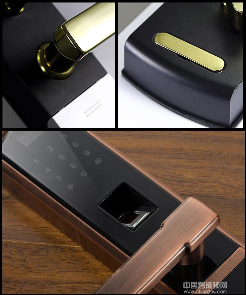 凱帝羅斯家用木門鋅合金密碼鎖 手機遠程電子鎖