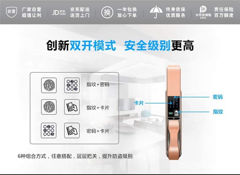 偉創(chuàng)智能鎖 紅外感應(yīng)智能鎖 自動(dòng)滑蓋指紋密碼鎖