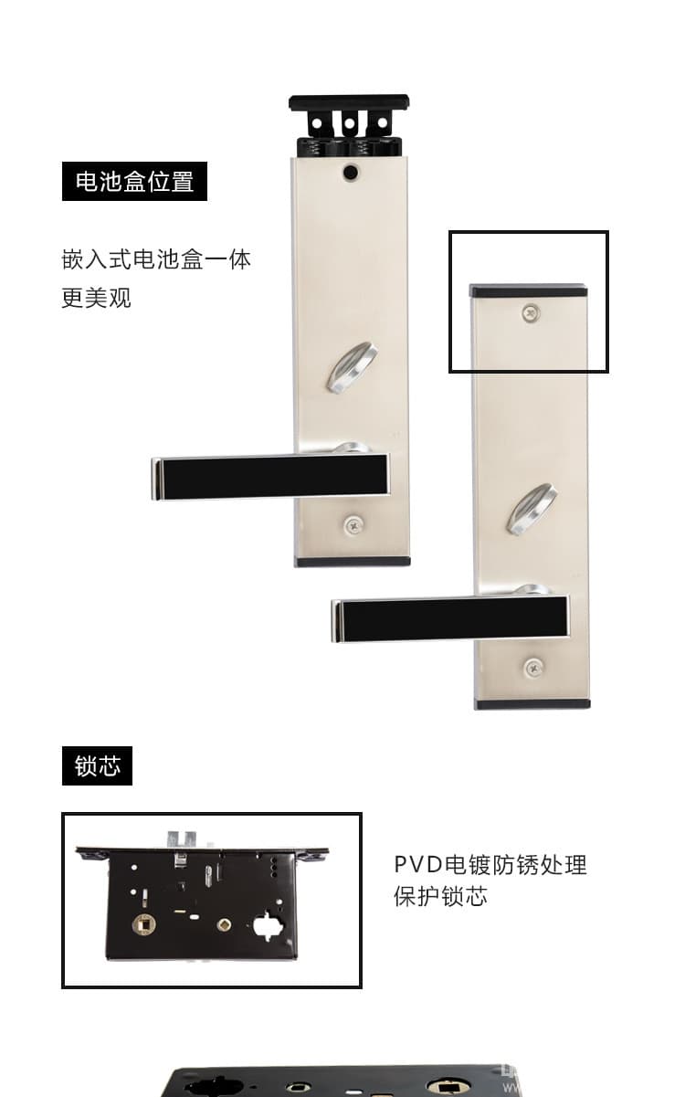 誠翔刷卡酒店鎖 磁卡感應(yīng)賓館鎖