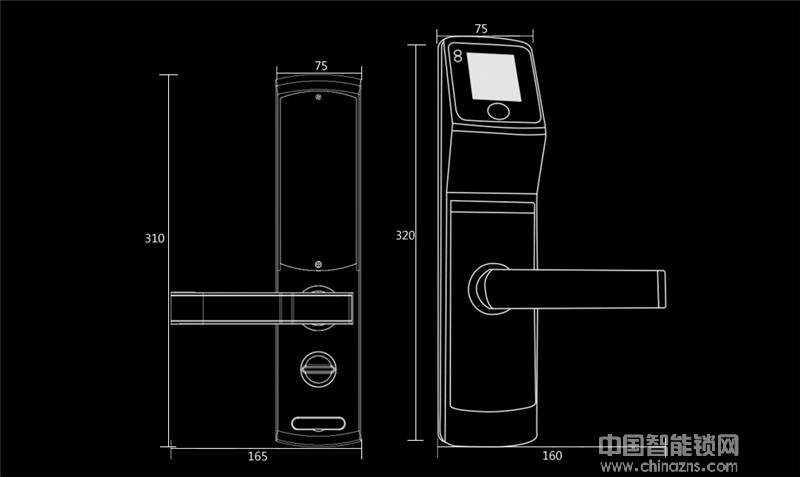 金仕維智能鎖 人臉識別門鎖 家用防盜門智能電子鎖