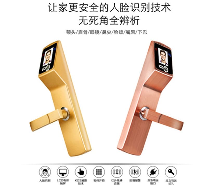 金仕維智能鎖 人臉識別門鎖 家用防盜門智能電子鎖