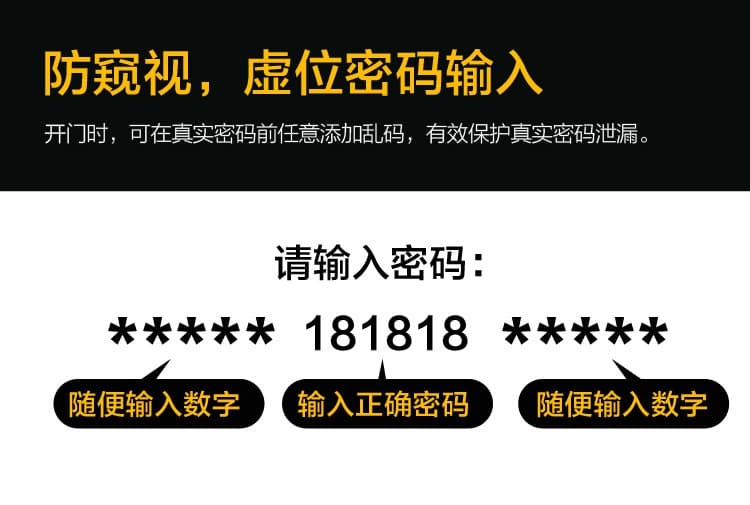 漢谷指紋鎖 辦公室雙開玻璃門指紋密碼門鎖