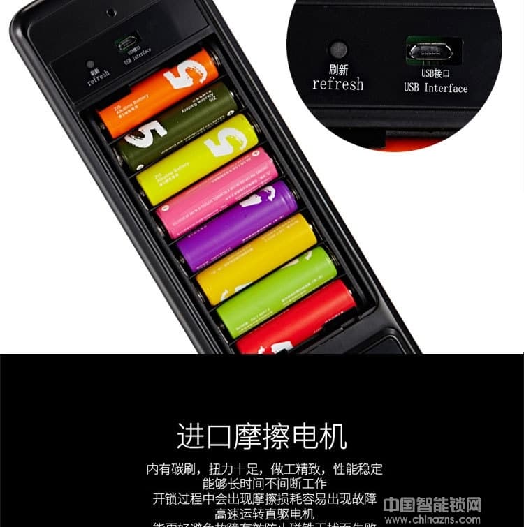 啟智來全自動人臉識別智能鎖 電子感應防盜門鎖