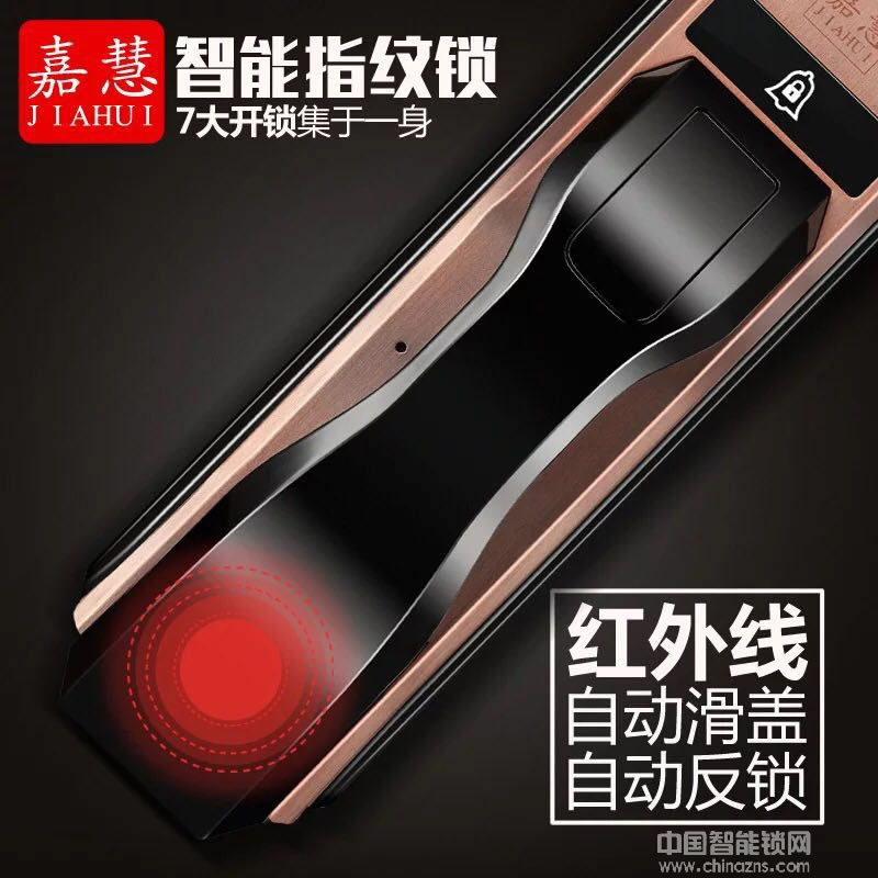 納日維智能鎖 推拉式全自動指紋鎖 七合一智能鎖