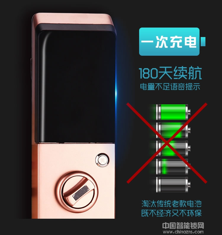 克諾雷智能鎖 家用防盜門智能鎖 全自動密碼鎖